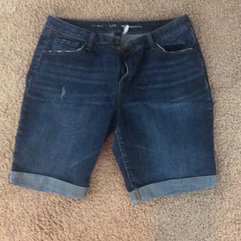 Blue jean shorts